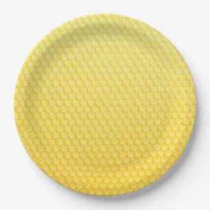 Bienenwabe Pappteller