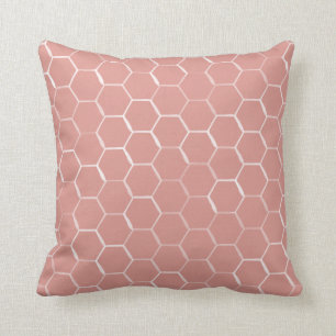 Bienenwaben-Bienenstock-Hexagon-Muster in der Kissen