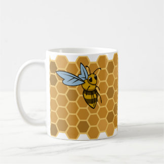 Bienenwaben-Hummel-Bienen Kaffeetasse