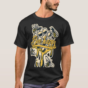 Bienenwabeninsekten der Apiarnatur sind glücklich T-Shirt