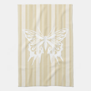 Bienenwachs-viktorianischer Streifen mit Geschirrtuch