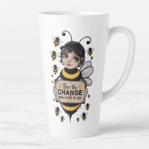 Bienenwechsel - Inspirative Bienenzucht-Tasse Milchtasse