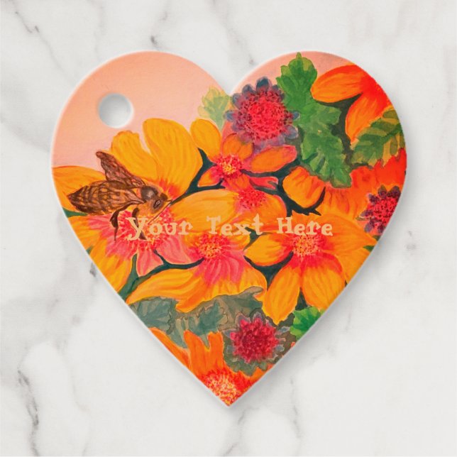 BienenWedding Geschenkanhänger (Vorderseite)