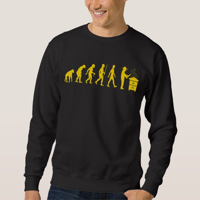 Bienenzucht-Evolution Bienenzucht Sweatshirt (Vorderseite)