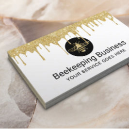 Bienenzucht Fresh Honey Apiary Gold Driving Visitenkarte