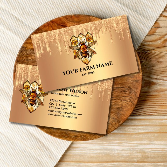Bienenzucht Honigbienen-Honigwabenkraut Visitenkarte (Von Creator hochgeladen)