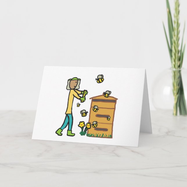 Bienenzucht Karte (Vorderseite)