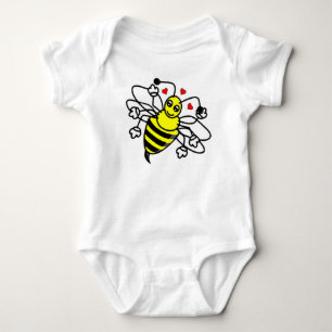 Bienenzucht-Liebe Baby Strampler