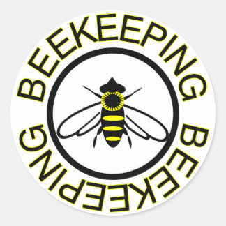 Bienenzucht Runder Aufkleber