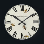Bienenzucht-Uhr Runde Wanduhr<br><div class="desc">LIEBE DEINE BIEN. Während Sie in Ihrer Bienenwerkstatt sind, die Ihre Gläser zentrifugiert und markiert, behalt diese Uhr in Sichtweite, um Sie daran zu erinnern, wer draußen arbeitet, fast jede Stunde Tageslicht, sieben Tage die Woche für viele Wochen Nektar zu fressen, um Ihren Honig zu machen. Diese Uhr ist ein...</div>