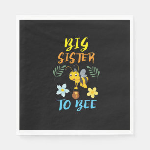 Bienenzüchter Art Big Sister to Bee Serviette