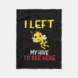 Bienenzüchter machen meinen Bienenstock hier zu se Fleecedecke