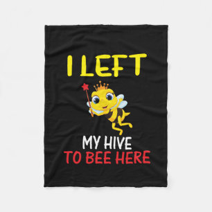 Bienenzüchter machen meinen Bienenstock hier zu se Fleecedecke