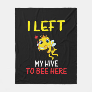 Bienenzüchter machen meinen Bienenstock hier zu se Fleecedecke