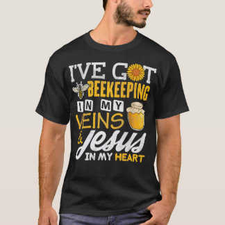 Bienenzüchter Shirt Bienenzucht in meinen Venen Je