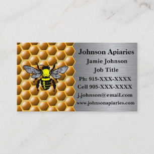 Bienenzuchtkarte Visitenkarte