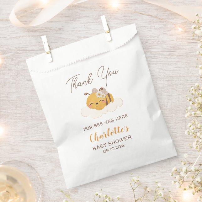 Bienenzüschdusche Floral Honeycomb Geschenktütchen (Ausgeschnitten)