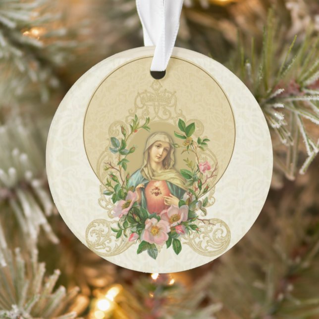 Bienheureuse Vierge Marie Religieuse Vintage dente (Arbre)
