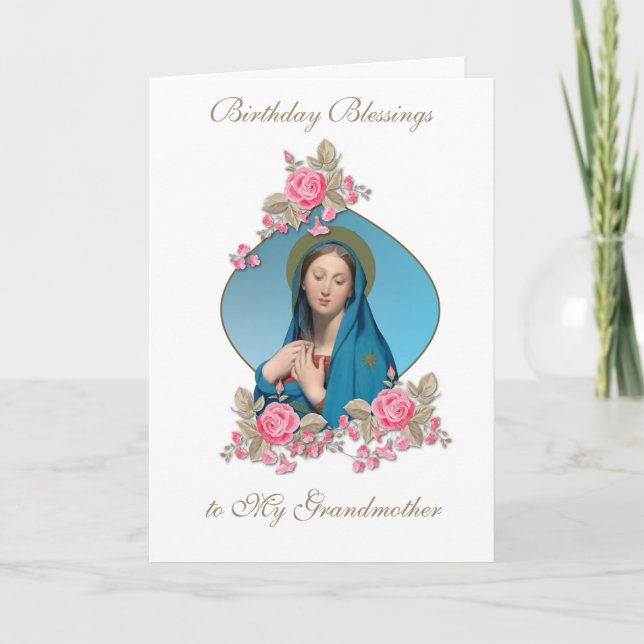 Bienheureux Anniversaire Célébration Carte Vierge  (Devant)