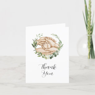Bienheureux Carte de remerciements de Baby shower"