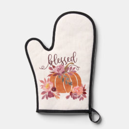 Bienheureux - Citrouille d'automne avec fleurs ros