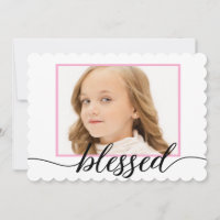 Bienheureux Merci photo de la première sainte comm