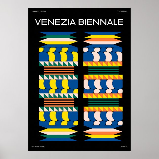 Biennale Venezia - Bauhaus Poster (Vorne)