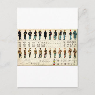 Bien's Zivile Kriegsuniformen (1895) Postkarte