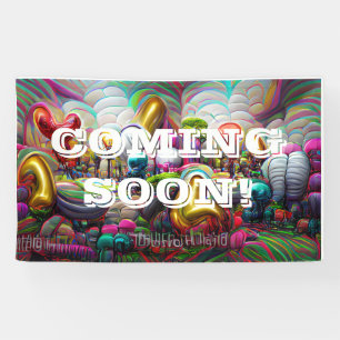 Bientôt Bannière Vinyl 3' x 5'