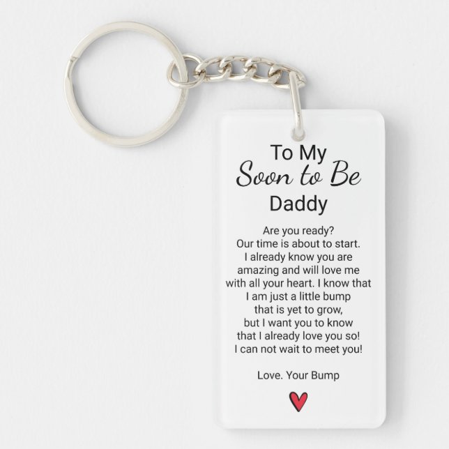 Bientôt être papa Baby Poem avec Ultrasonographie (Devant)