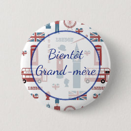 Bientôt Grand-mère Baby Showbutton Button