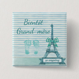 Bientôt Grand-mère Baby Showbutton Button