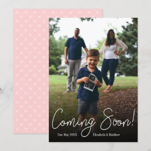 Bientôt la carte de Faire-part de grossesse photo