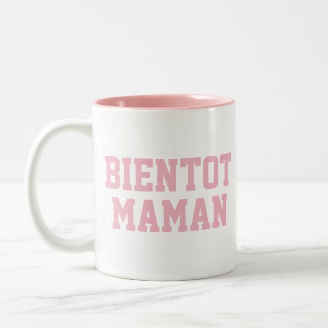 Bientot Maman Mug | Baby shower Mug (Gauche)