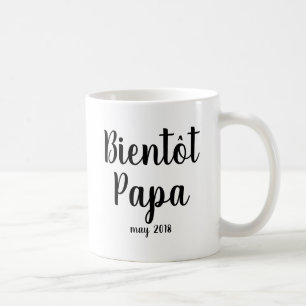 Bientot papa   Baby shower français Papa Mug