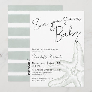 Bientôt sous les mers Invitation à la Baby Shower