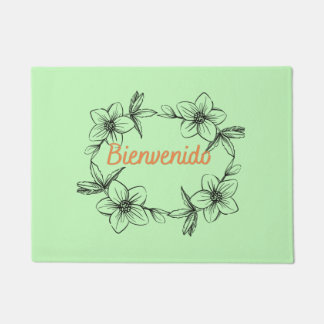 BIENVENIDO. BEDEUTUNG (ESPANOL) FUßMATTE