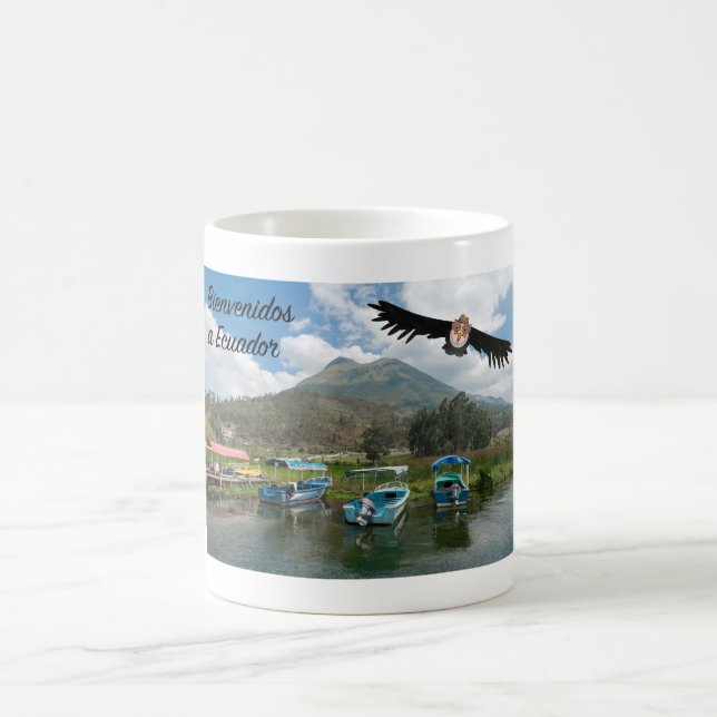 Bienvenidos a Ecuador Kaffeetasse (Mittel)