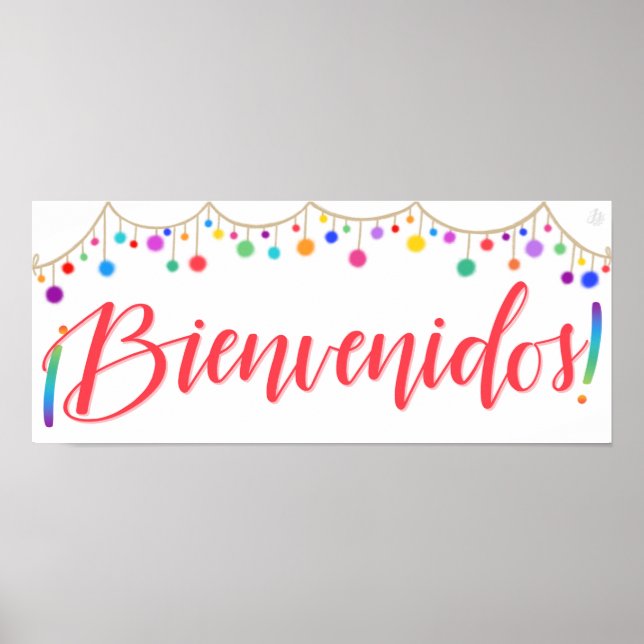 Bienvenidos Poster (Vorne)