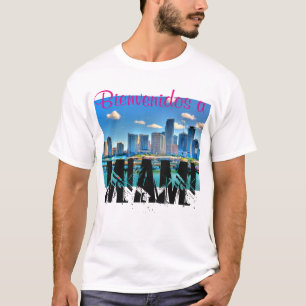 Bienvenidos un T-shirt d'hommes de Miami