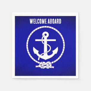 Bienvenue à bord des serviettes en papier