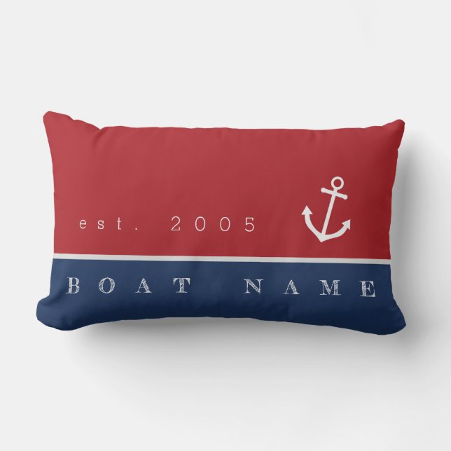 Bienvenue à bord du coussin d'ancre nautique perso (Recto)
