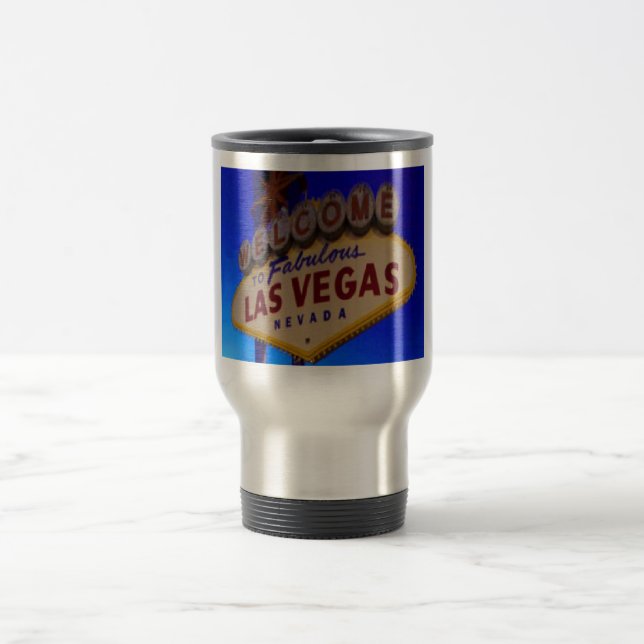 Bienvenue à Fabulous Las Vegas Thermo Mug (Centre)