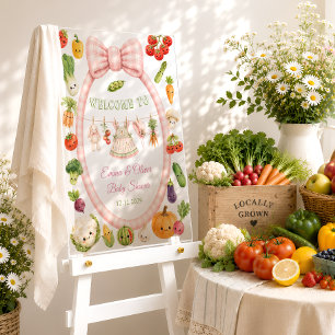 Bienvenue à la Baby Shower de la Fille Issue de l'