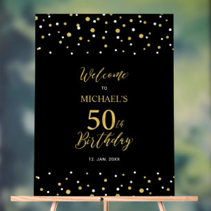 Bienvenue à la fête d'anniversaire de 50 ans avec