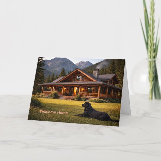 Bienvenue à la maison Nouvelle Maison Carte de l'a (Devant)