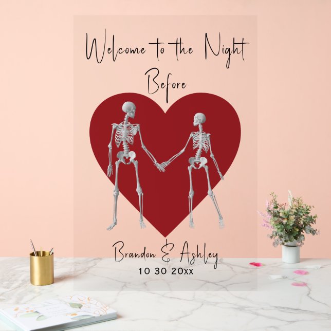 Bienvenue à la nuit avant le dîner de répétition R (Mariage)