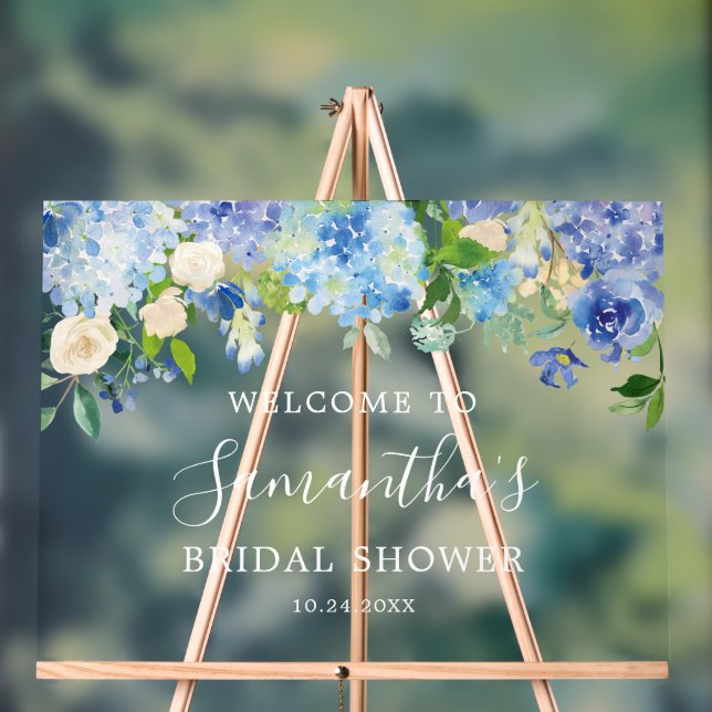 Bienvenue à la réception de mariage floral d'horte (Neutre)