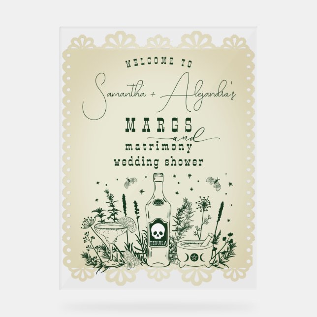 Bienvenue à la soirée de mariage pour le couple de (Recto)
