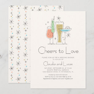 Bienvenue à l'amour des couples Invitation Wedding